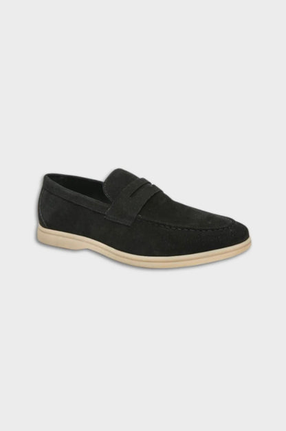 ATHÈNES Suede Leather Loafers